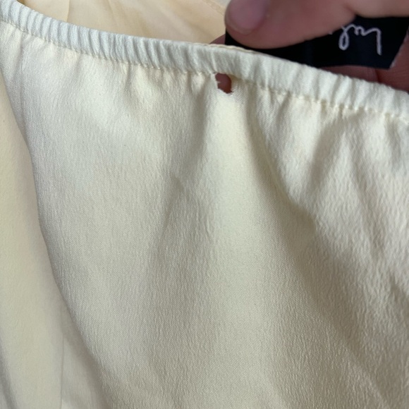 Charming Behavior Light Yellow Button-Front Midi Dress - Picture 8 of 11